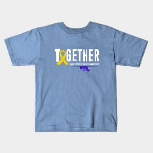 Together - Pediatric Cancer Awareness Kids T-Shirt